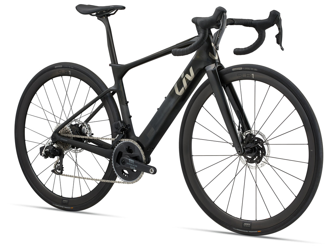 Liv Avail Advanced E+ Elite 0 E-Bike - Raw Carbon