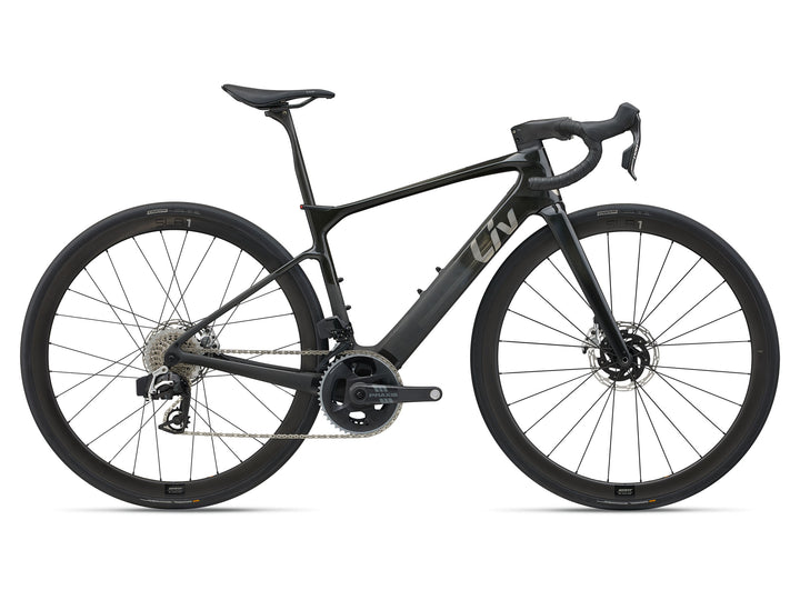 Liv Avail Advanced E+ Elite 0 E-Bike - Raw Carbon