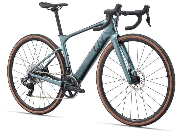 Liv Avail Advanced E+ Elite AR E-Bike - Silver Pine