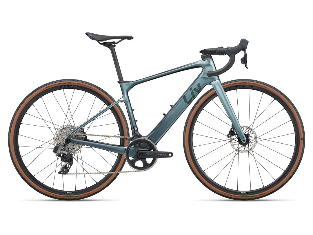 Liv Avail Advanced E+ Elite AR E-Bike - Silver Pine