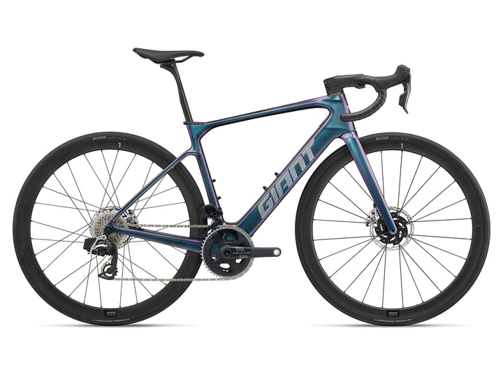 Giant Defy Advanced E+ Elite 0 E-Bike - Blue Dragonfly