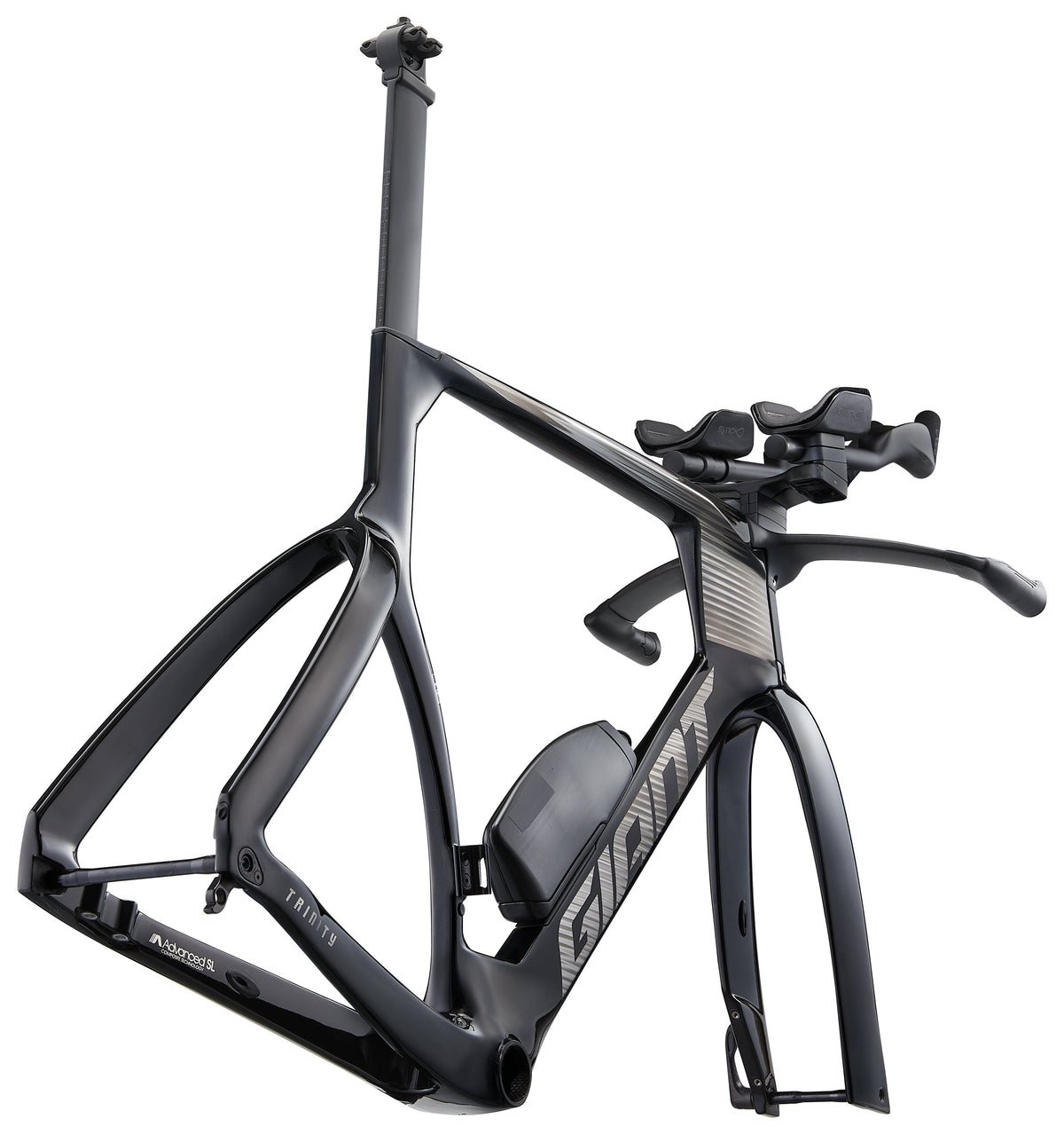 Trinity Advanced SL TT Frameset - Carbon/Chrome