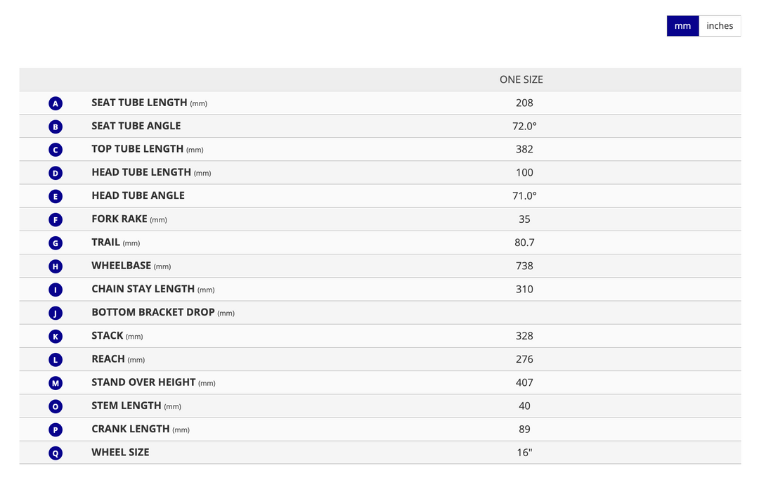 Giant mtb bike size chart sale