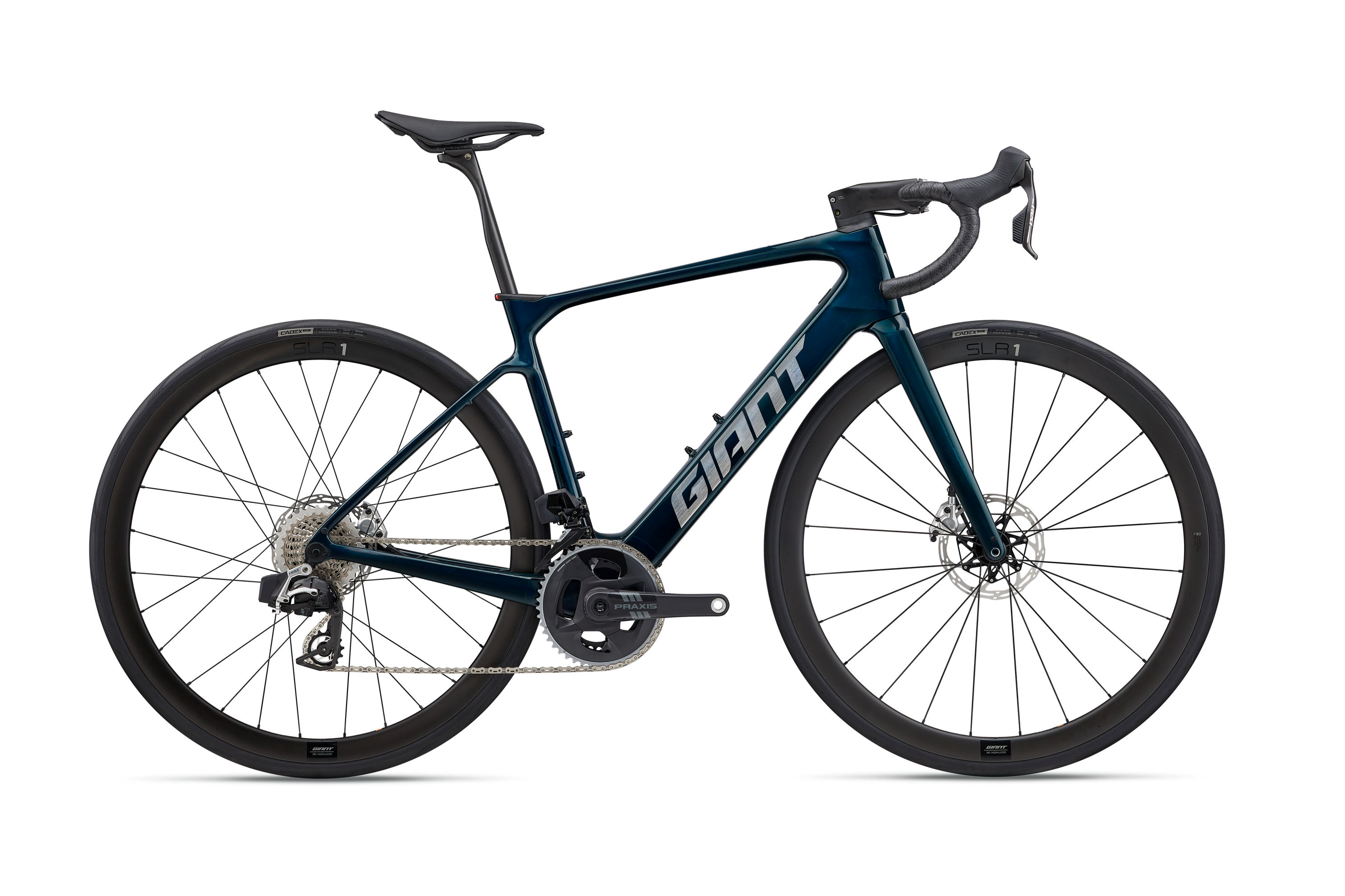 Giant Defy Advanced E+ Elite 0 E-Bike - Mariana Blue